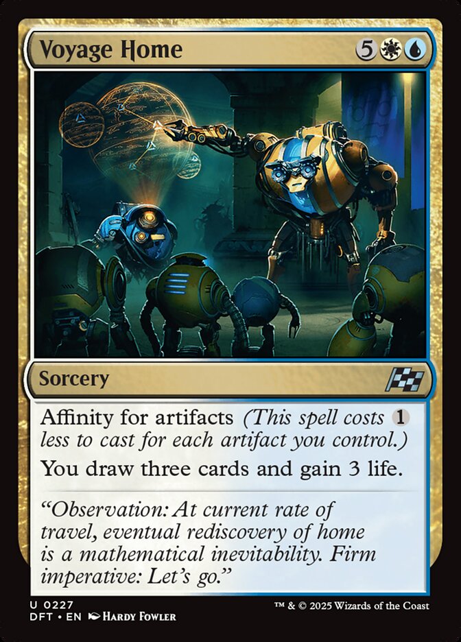 Magic-kaart Voyage Home DFT-227 uit Aetherdrift (Uncommon)