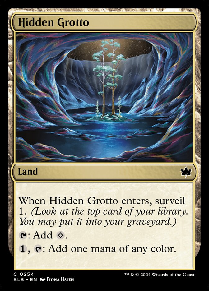 Hidden Grotto - Bloomburrow (Common) [BLB-254]