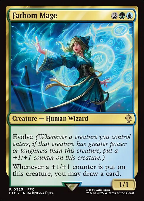 Fathom Mage – Final Fantasy Commander (FIC-325) Magic: The Gathering card | LC-REM-20260804-15339558568268-4bb9c7e1-46a6-4acf-8415-221d9c9d9d23