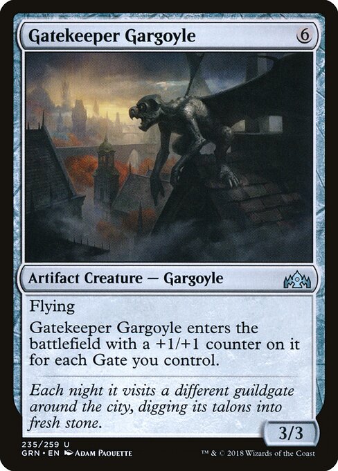 Gatekeeper Gargoyle – Guilds of Ravnica (GRN-235) Magic: The Gathering card