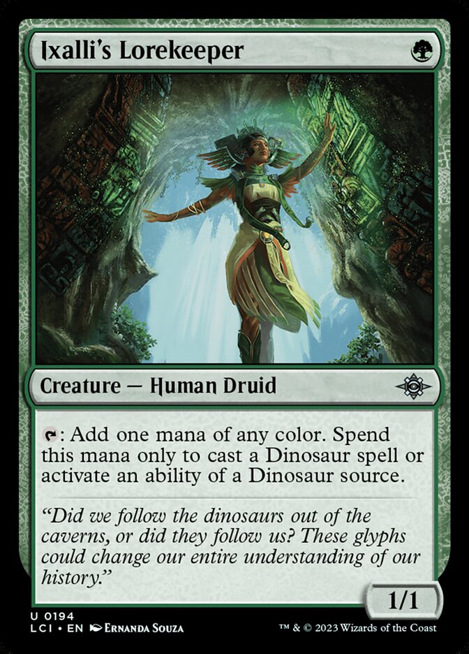 Ixalli's Lorekeeper - The Lost Caverns of Ixalan (Uncommon) [LCI-194]