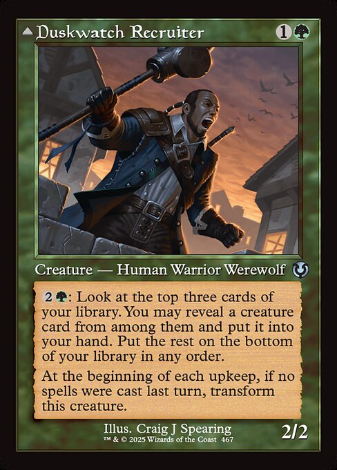 Duskwatch Recruiter // Krallenhorde Howler – Innistrad Remastered (INR-467) Magic: The Gathering card | LC-REM-20260804-15339551916364-4bef0ee6-465a-4a42-b22b-7e6b91a0f9df
