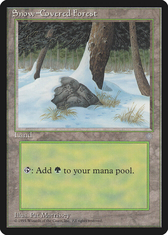 Magic-kaart Snow-Covered Forest ICE-383 uit Ice Age (Land) Main image