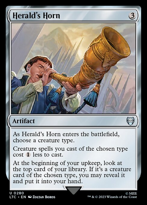 Herald's Horn – Tales of Middle-earth Commander (LTC-280) Magic: The Gathering card | LC-REM-20260804-15151570452812-4c0d09ac-ef6e-4b66-9e47-59cc97dd7d6b