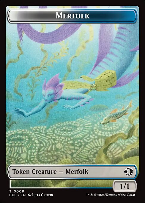 Merfolk – Lorwyn Eclipsed Tokens (TECL-8) Magic: The Gathering card | LC-REM-20260804-15544025448780-4c5ad4e1-b489-4023-88ab-1200c5f26ffc