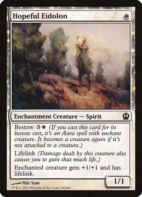 Hopeful Eidolon – Theros (THS-19) Magic: The Gathering card Main image