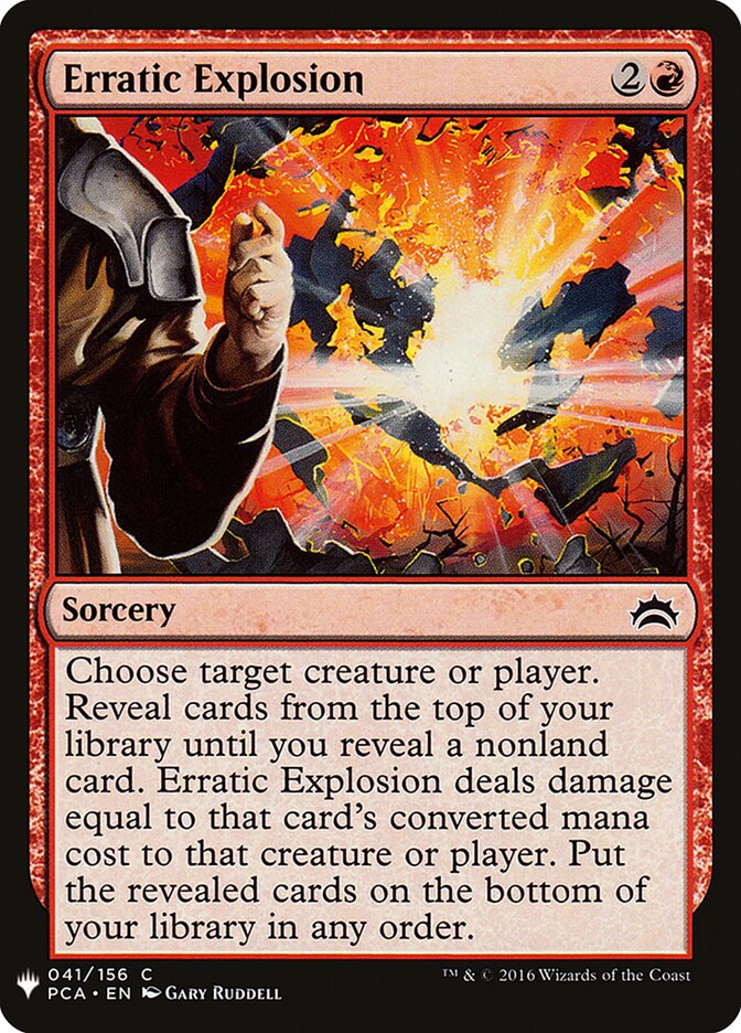 Magic-kaart Erratic Explosion MYS-41 uit Mystery Booster (Common)