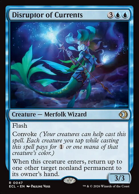 Disruptor of Currents – Lorwyn Eclipsed (ECL-47) Magic: The Gathering card Main image