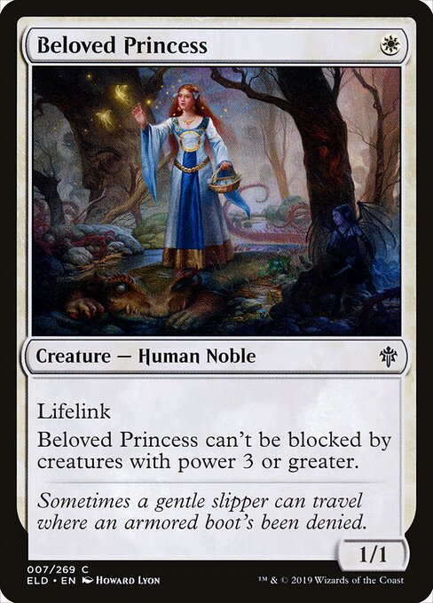 Beloved Princess – Throne of Eldraine (ELD-7) Magic: The Gathering card