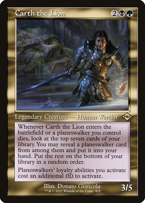 Carth the Lion – Modern Horizons 2 (MH2-418) Magic: The Gathering card | LC-REM-20260804-15151529427276-4c7d9b79-bcf8-4c6e-8b0b-6cd71b615d39