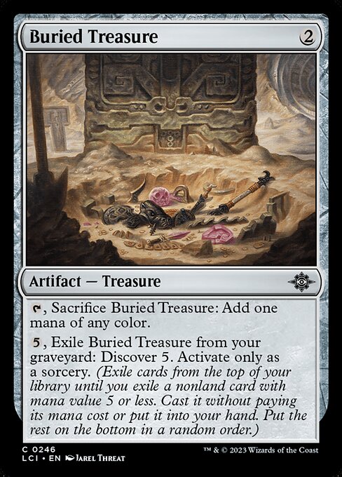Buried Treasure – The Lost Caverns of Ixalan (LCI-246) Magic: The Gathering card