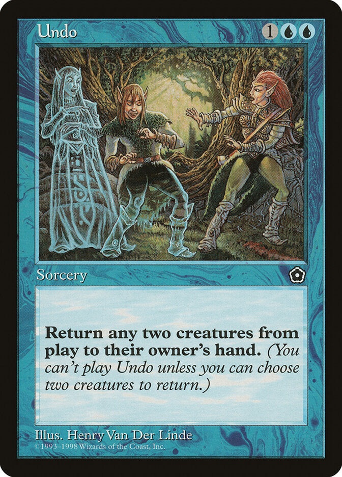 Magic-kaart Undo P02-59 uit Portal Second Age (Uncommon) Hauptbild