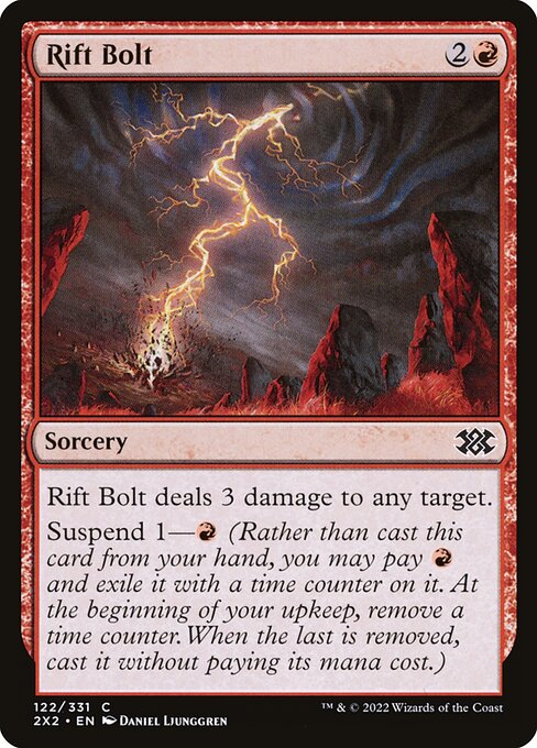Rift Bolt – Double Masters 2022 (2X2-122) Magic: The Gathering card