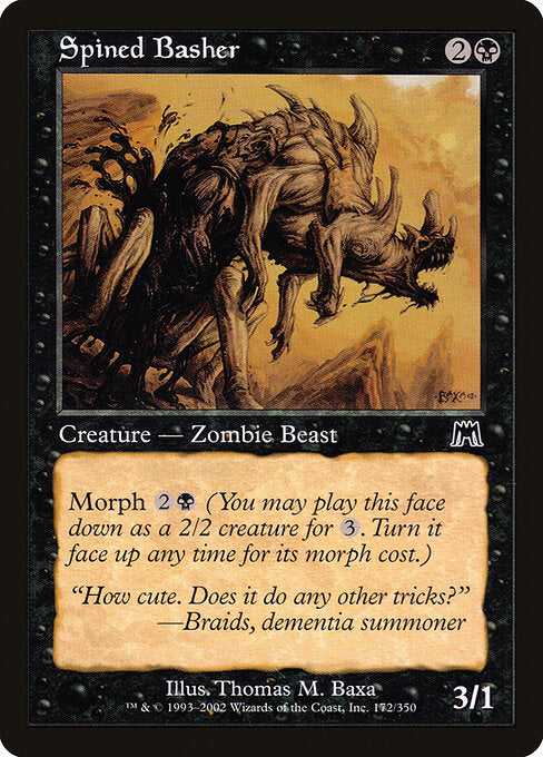 Spined Basher – Onslaught (ONS-172) Magic: The Gathering card