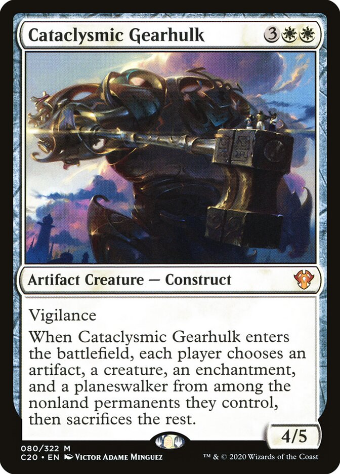 Cataclysmic Gearhulk - Commander: Ikoria (Mythic) [C20-80]
