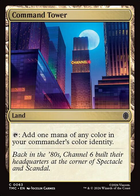 Command Tower – Teenage Mutant Ninja Turtles Eternal (TMC-63) Magic: The Gathering card | LC-REM-20260804-15675740324172-4d51a621-be31-4b74-8e0b-3958180a8bc5