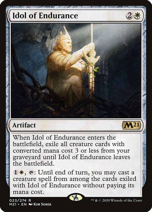 Idol of Endurance – Core 2021 (M21-23) Magic: The Gathering card