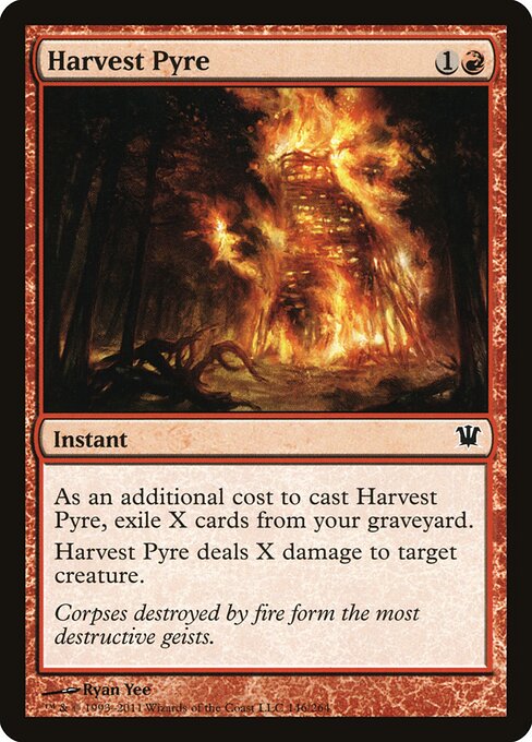 Harvest Pyre – Innistrad (ISD-146) Magic: The Gathering card Hauptbild