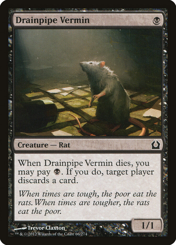 Drainpipe Vermin - Return to Ravnica (Common) [RTR-66]