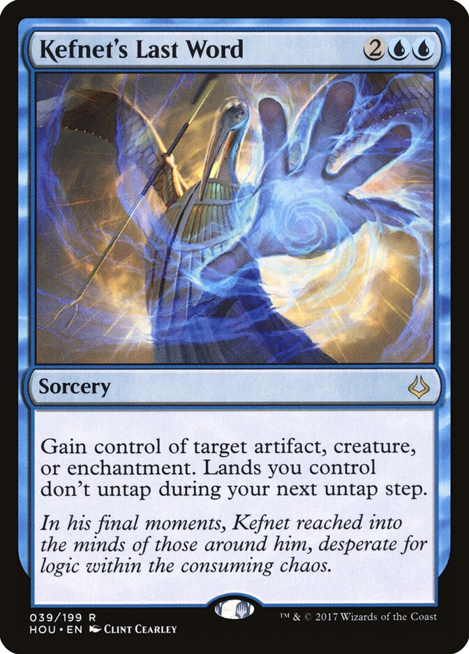 Kefnet's Last Word - Hour of Devastation (Rare) [HOU-39]