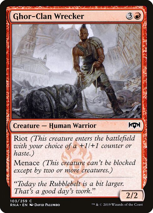 Ghor-Clan Wrecker – Ravnica Allegiance (RNA-103) Magic: The Gathering card