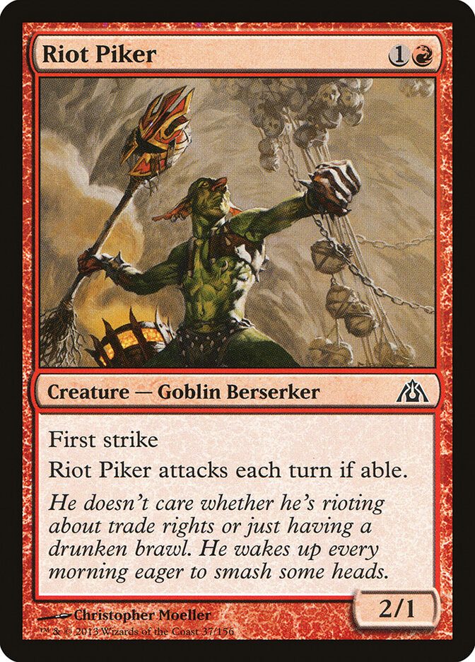 Riot Piker - Dragon's Maze (Common) [DGM-37]