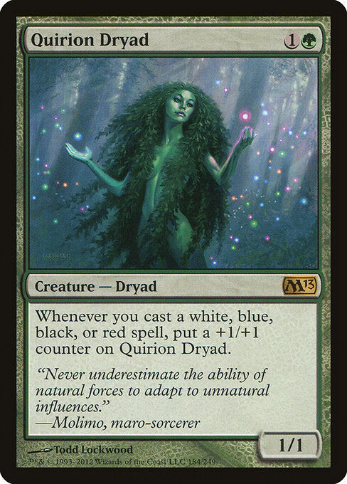 Quirion Dryad – Magic 2013 (M13-184) Magic: The Gathering card