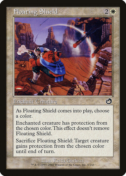 Floating Shield – Torment (TOR-5) Magic: The Gathering card
