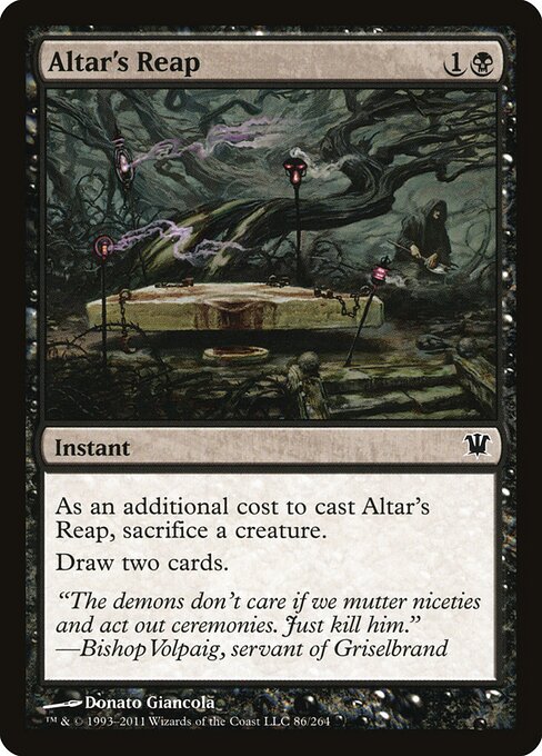 Altar's Reap – Innistrad (ISD-86) Magic: The Gathering card Image principale du produit
