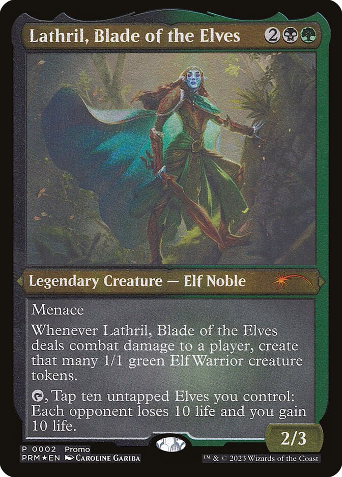 Magic-kaart Lathril, Blade of the Elves RSP-2 uit Resale Promos (Rare)