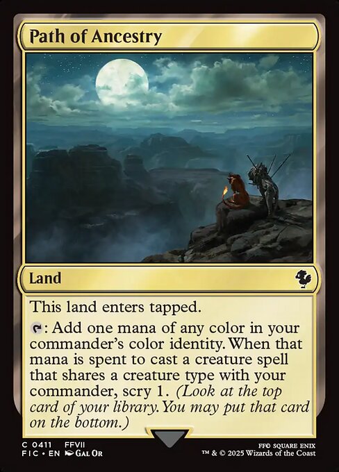 Path of Ancestry – Final Fantasy Commander (FIC-411) Magic: The Gathering card | LC-REM-20260804-15340082594124-4dd83a5d-1908-4141-8449-fac5e77cd6c0