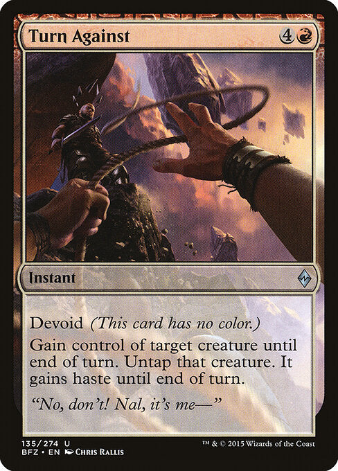 Turn Against – Battle for Zendikar (BFZ-135) Magic: The Gathering card | LC-REM-20260804-15150694400332-4de8ef35-f141-4bc6-8ea1-f87aa6f5ecd7