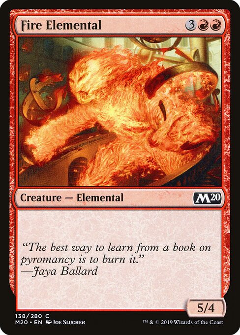 Fire Elemental – Core Set 2020 (M20-138) Magic: The Gathering card | LC-REM-20260804-15340020597068-4df16df8-3270-4a09-8167-5b6a2068edb9
