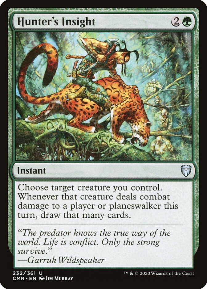 Hunter's Insight - Commander Legends (Uncommon) [CMR-232]