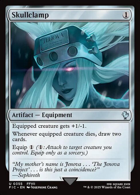 Skullclamp – Final Fantasy Commander (FIC-355) Magic: The Gathering card | LC-REM-20260804-15339656118604-4e5d5649-3e30-4aca-80f8-5a7522d366da