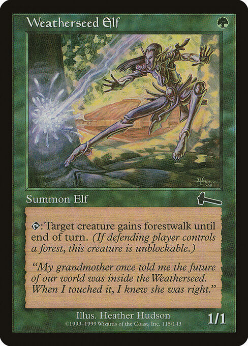 Weatherseed Elf – Urza's Legacy (ULG-115) Magic: The Gathering card | LC-REM-20260804-15151506620748-4e74f8ae-992b-40a6-87e3-7b321dba4ffa Hauptbild