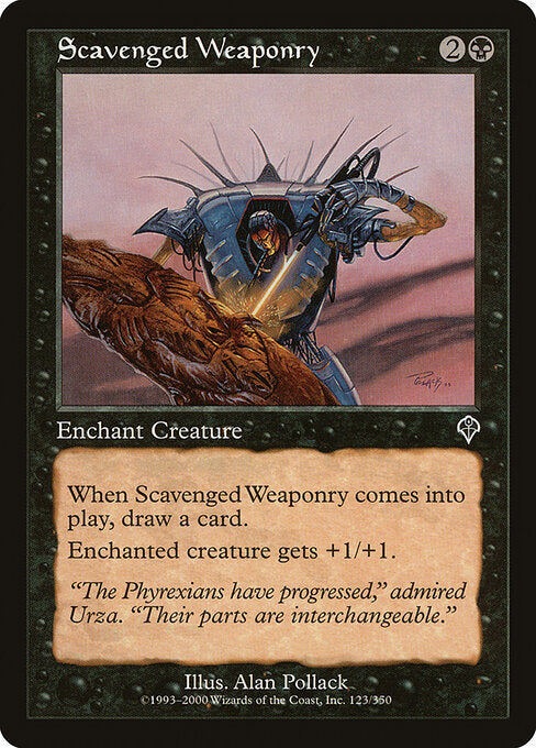 Scavenged Weaponry – Invasion (INV-123) Magic: The Gathering card
