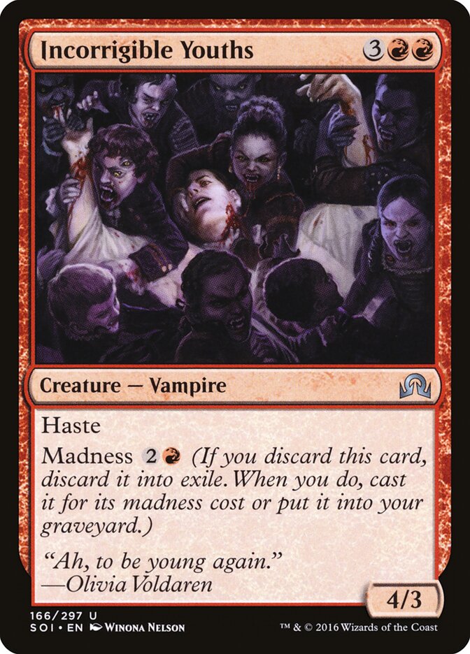 Incorrigible Youths - Shadows over Innistrad (Uncommon) [SOI-166]