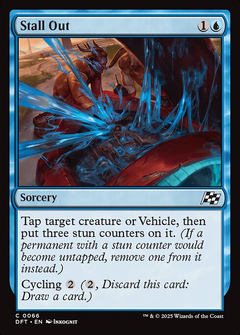Stall Out – Aetherdrift (DFT-66) Magic: The Gathering card