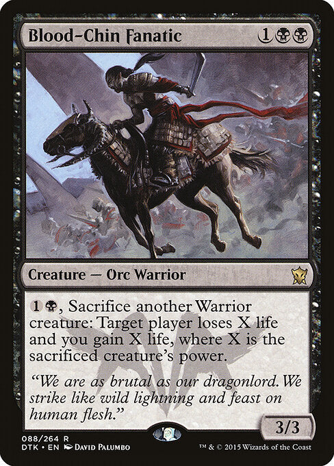 Blood-Chin Fanatic – Dragons of Tarkir (DTK-88) Magic: The Gathering card