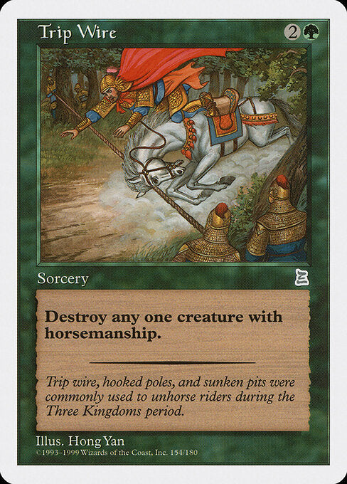 Trip Wire – Portal Three Kingdoms (PTK-156) Magic: The Gathering card | LC-REM-20260804-15839480283468-4eb1e16f-002e-4a81-ba41-cfe41f3a9071