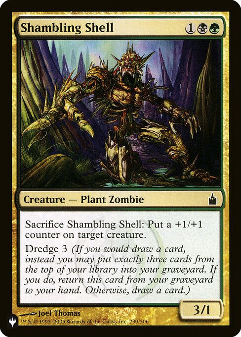 Shambling Shell – The List (PLST-RAV-230) Magic: The Gathering card | LC-REM-20260804-15150907851084-4ed0098e-f784-46b4-af09-75d3930c769e