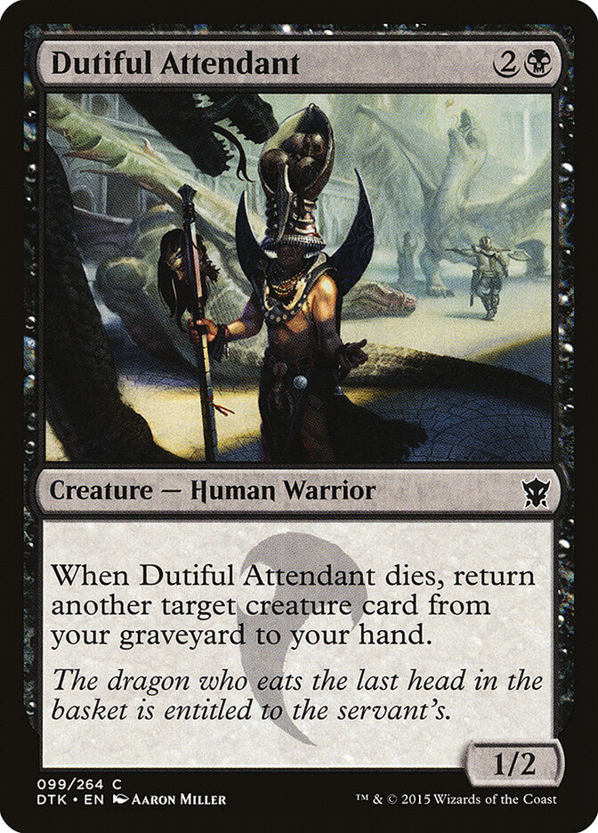 Dutiful Attendant - Dragons of Tarkir (Common) [DTK-99] Hoofdafbeelding