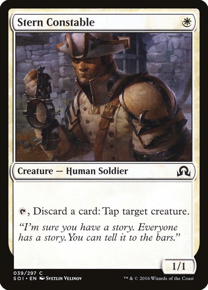 Stern Constable - Shadows over Innistrad (Common) [SOI-39]
