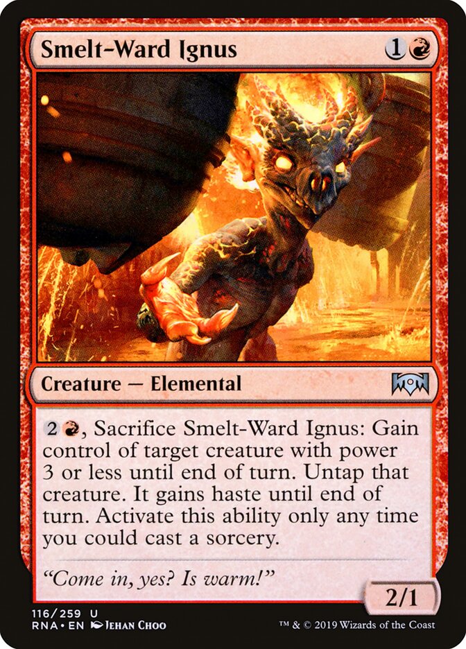 Smelt-Ward Ignus - Ravnica Allegiance (Uncommon) [RNA-116] Image principale du produit