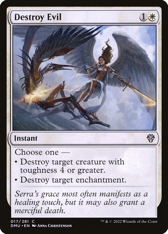 Destroy Evil - Dominaria United (Common) [DMU-17]