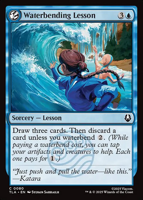 Waterbending Lesson – Avatar: The Last Airbender (TLA-80) Magic: The Gathering card | LC-REM-20260804-15573179367756-4f81e3b5-a0a9-4764-8c2d-b499ce1740b4 Hoofdafbeelding