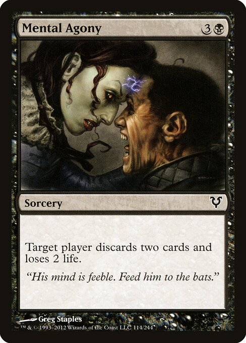 Mental Agony – Avacyn Restored (AVR-114) Magic: The Gathering card