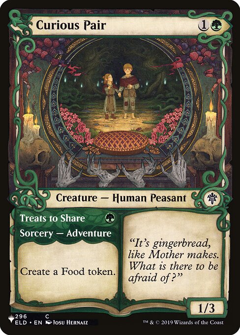 Curious Pair // Treats to Share – The List (PLST-ELD-296) Magic: The Gathering card | LC-REM-20260804-15151525921100-4f8ca405-f3e2-4efd-9f31-2acc44fefc1b