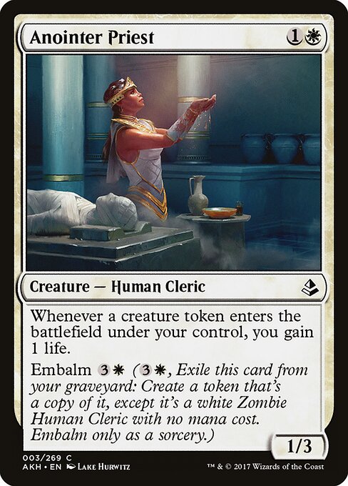 Anointer Priest – Amonkhet (AKH-3) Magic: The Gathering card Hauptbild